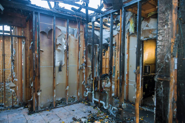 Professional Fire Damage Removal technician working in Clinton, SC